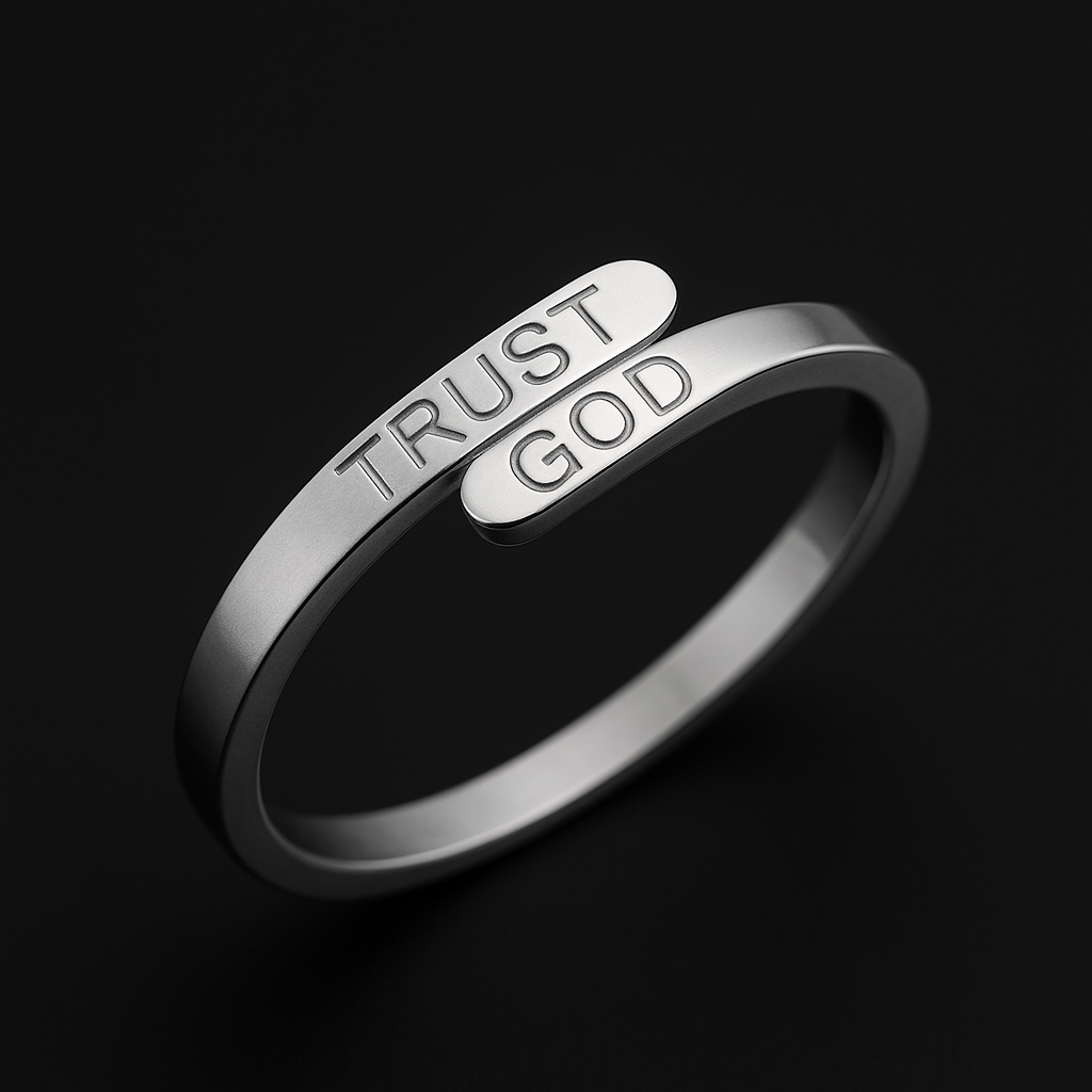 Trust God ring
