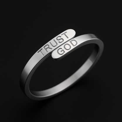 Trust God ring